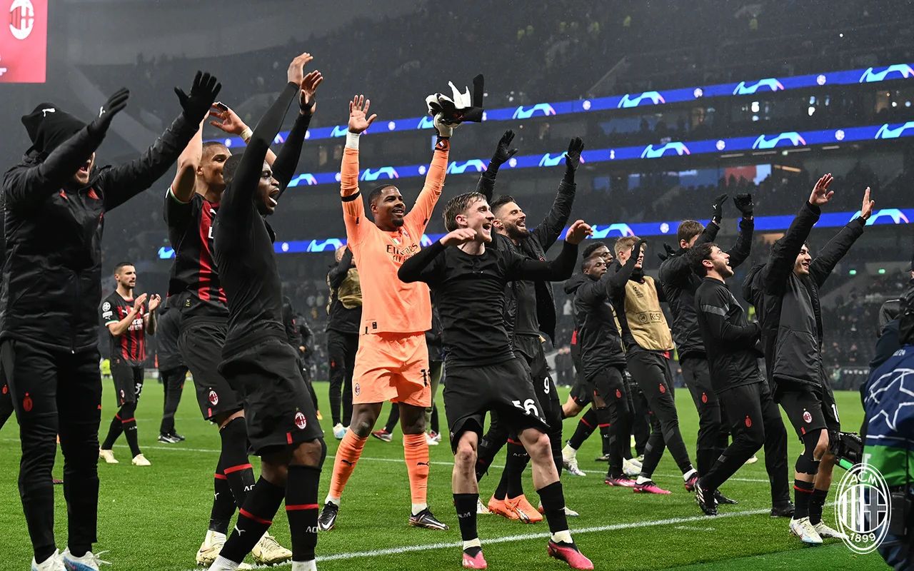 TOTTENHAM MILAN 0 0 0 1 ROSSONERI AI QUARTI LA DANZA DEL DIAVOLO