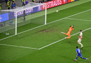 Croazia-Italia 1-1, il gol di Zaccagni al 98' - Foto via Football Italia